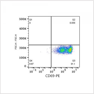 PE Rabbit anti-Human CD69 mAb (100 T)